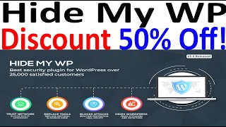 50% Off Hide My WP Discount - Hide Wordpress Security Plugin