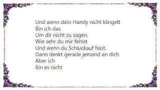 Ina Müller - Wenn dein Handy nicht klingelt Lyrics