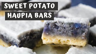 SWEET POTATO HAUPIA BARS | Keeping It Relle