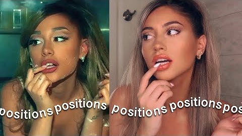 recreating Ariana Grande- positions (official video) look for halloween