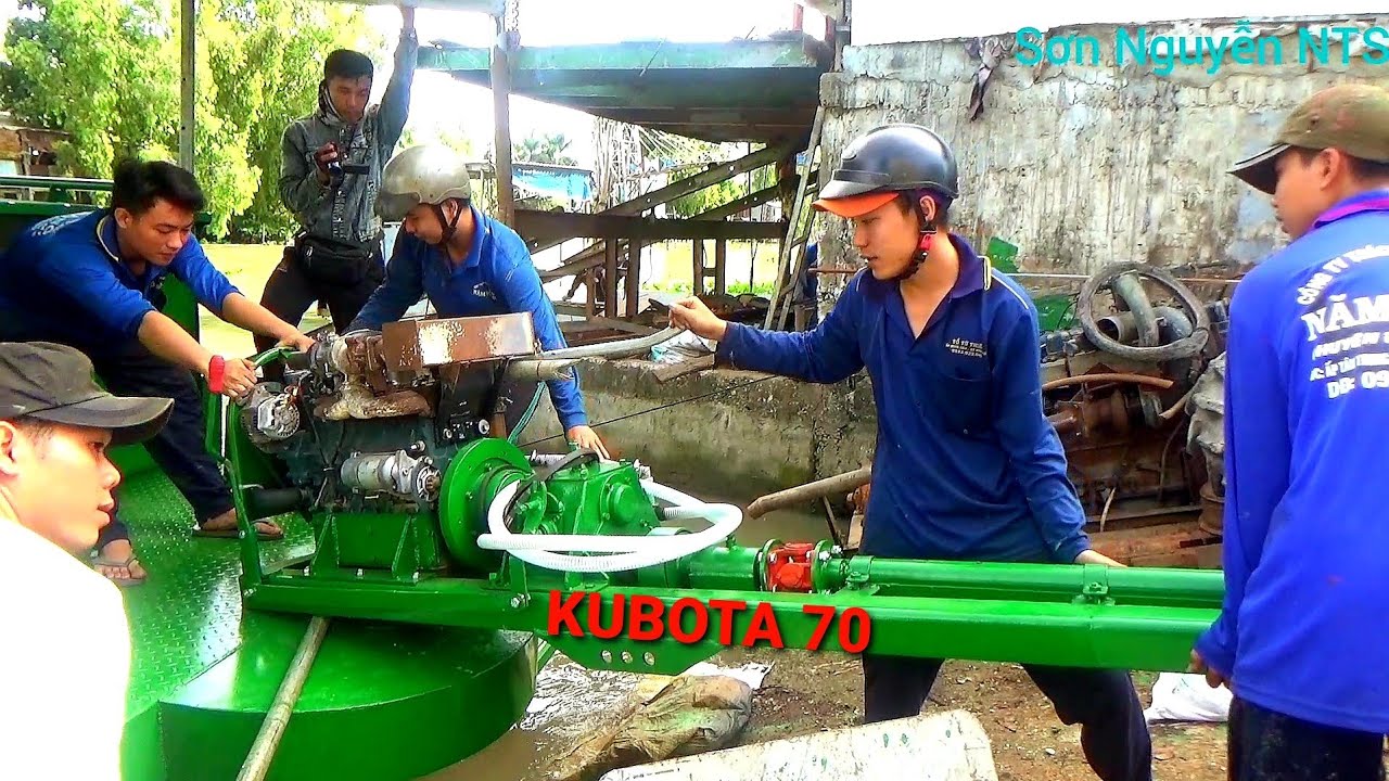 Đầu Đẩy Gác KUBOTA DC70 Chạy Cực Kỳ Tốc Độ