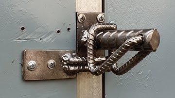 Tự chế chốt cửa cổng tự khóa tuyệt đẹp. #TK08 #soncatchannel