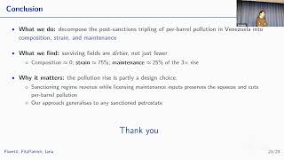 8th Annual NBER Environmental and Energy Policy and the Economy Conference