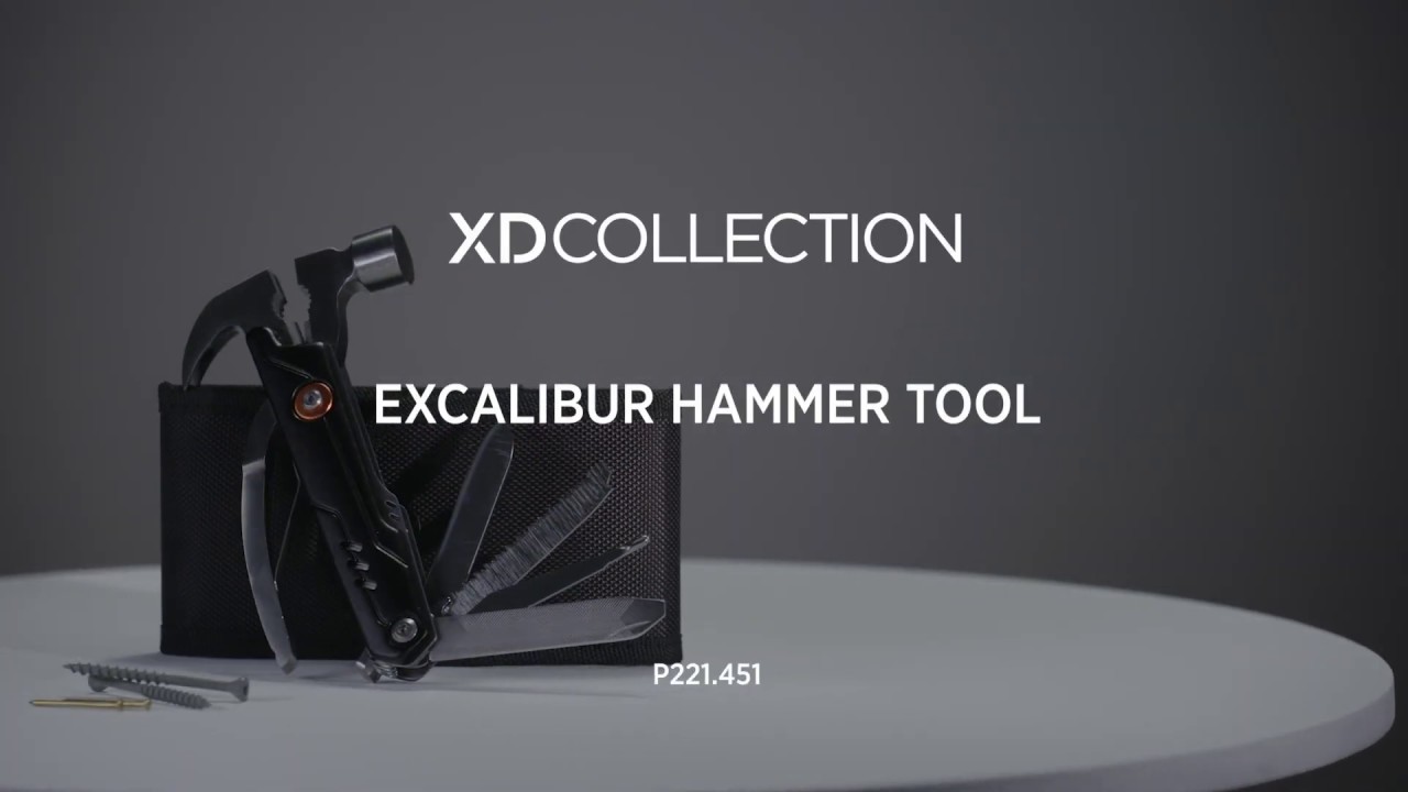 Excalibur Multitool Hammare Med Tryck | tryckOprofil.se din webbshop för reklamprodukter.