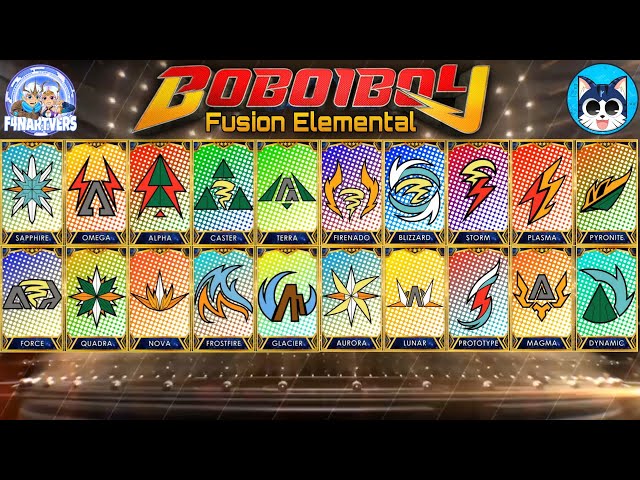 All Elemental Fusion Baru BoBoiBoy With @thecatrizable Version class=