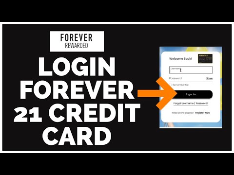 How to Login Forever 21 credit card ? Forever 21 Credit Card Login
