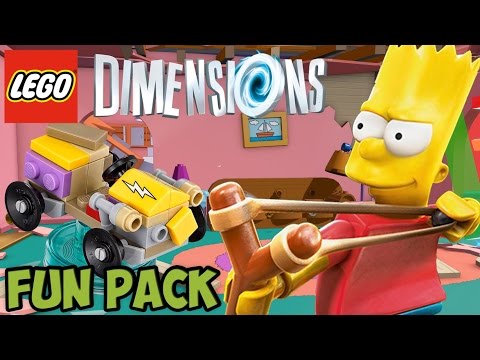 Lego Dimensions Bart Simpsons Fun Pack Free Roam Unboxing 71211 Youtube - roblox noob fun pack legodimensions