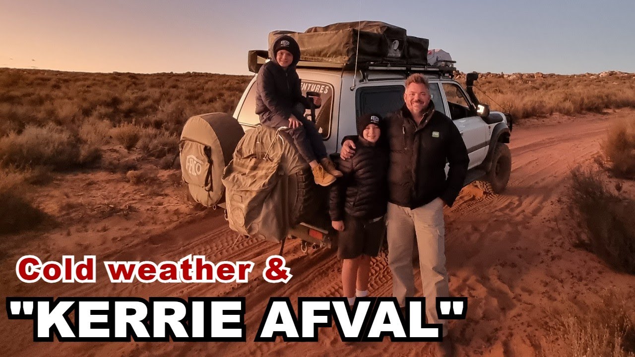 WILD CAMPING, cold weather & KERRIE AFVAL at Bobbejaanskrans