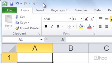 Học Excel Chuyên Nghiệp | Bài 2:Làm quen với excel : Khởi động Excel #1