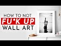 HANGING PICTURES? DON'T MAKE THESE 5 COMMON MISTAKES! 🖼️