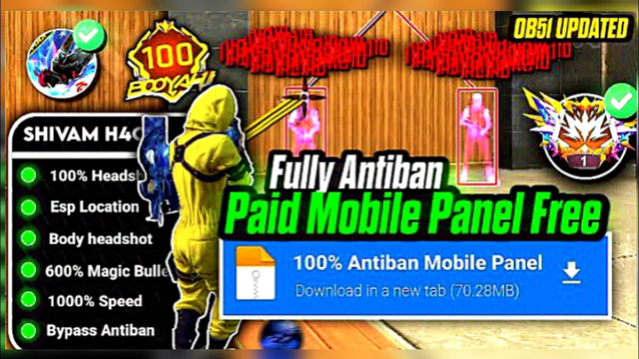 OB51 New Free Fire HOLLOGRAM LOCATION File ||OB50 FF HACKS ||FF PENAL ||FF HACK ||FF NEW MOD MENU..