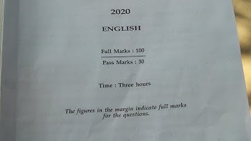 HS Final exam 2020 English paper questions answers||HS Final English paper solution