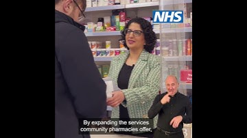 NHS Pharmacy First - British Sign Language (BSL) and subtitles
