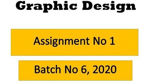 Digiskills Graphic Designing Exercise 02 Solution || Hands-on Exercise No.1 || Batch 06 || 2020