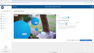 Camera Analytics Tripwire Setup