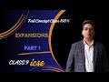 ICSE Class 9th Expansions by Durgesh Sir