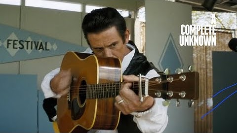 A Complete Unknown (2024) | Jhonny Cash - Big River (Newport Folk Festival)