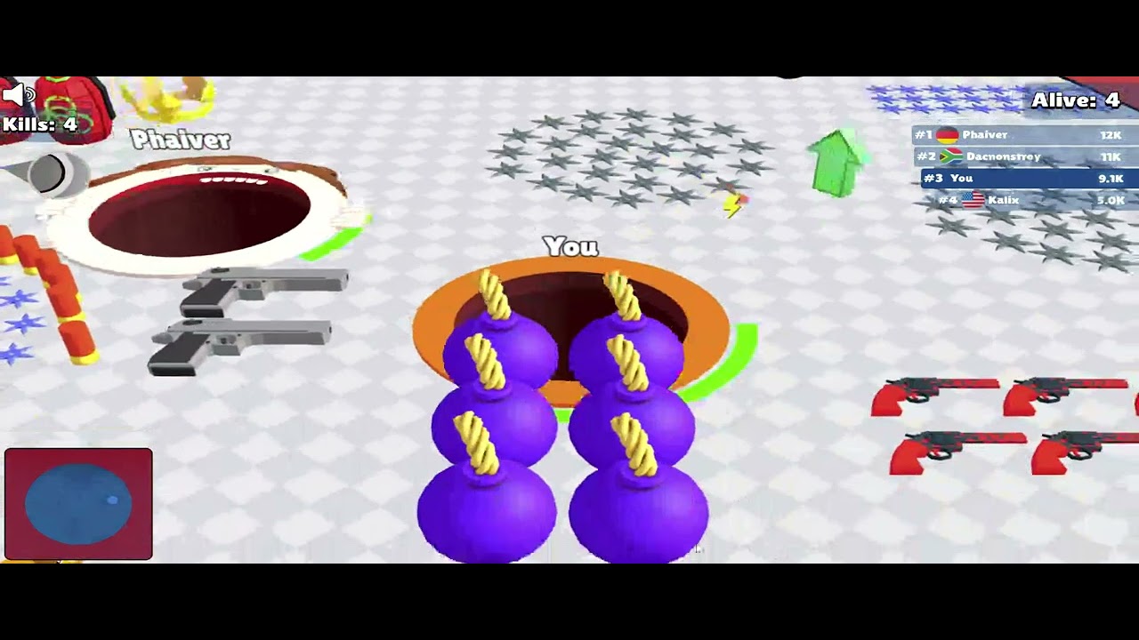 Holey.io Battle Royale 🕹️ #4