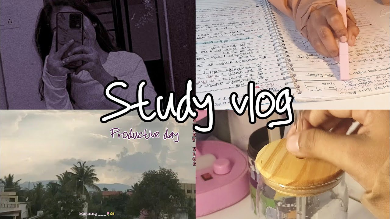 STUDY Vlog | Morning productive, Revision, notes, Stationery Unboxing....☆⁠)