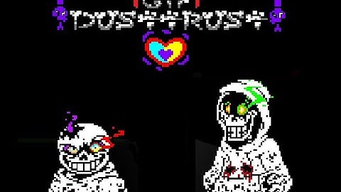 GH!Dusttrust Sans Fight Phase 3 demo|Undertale fan game|Steam100TB|Inf hp|4k