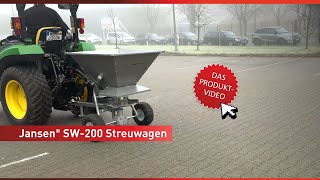 Effizient & Vielseitig Der Jansen Sw-200 Streuwagen In Aktion