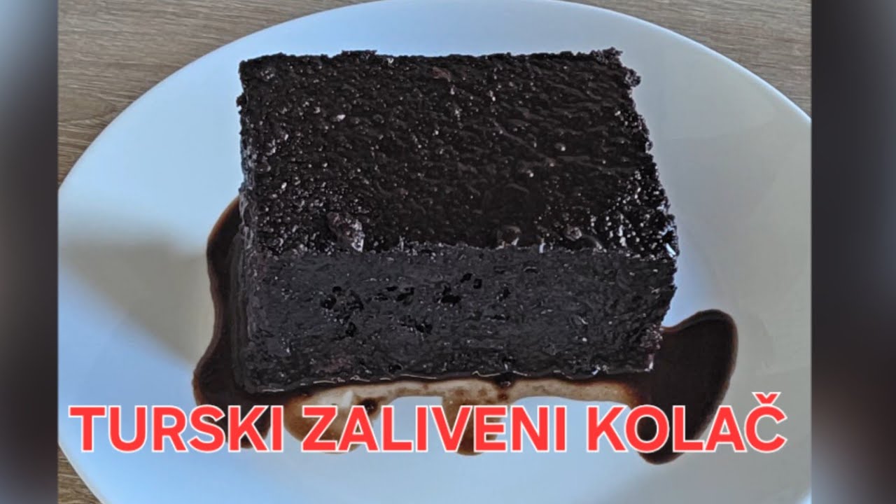 TURSKI ZALIVENI KOLAČ NA ČAŠE 🍰 Bez vage, mekan i sočan!