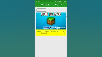 How to download oneblock skyblock in Minecraft PE | #shorts