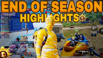 Season End Highlights | Clutch Montage Video | BGMI 1V4 Moment | Foxxierst YT