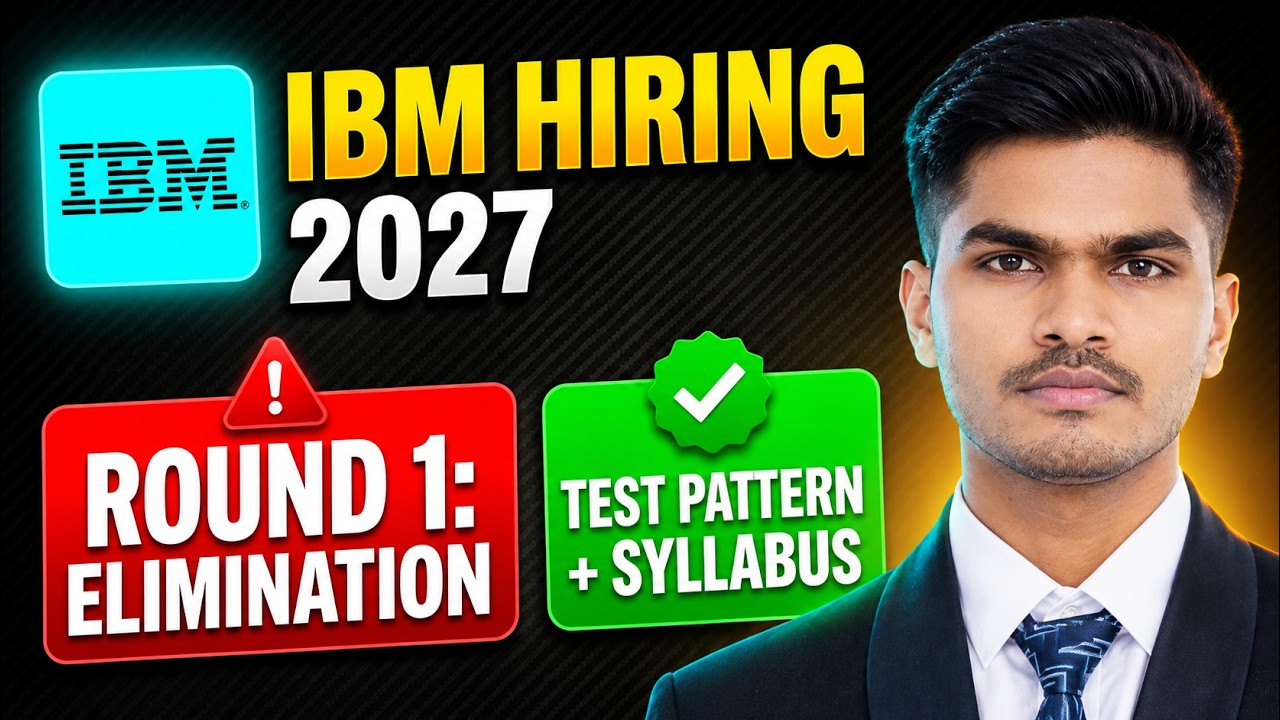 Don't Fail IBM Round 1! New Assessment Pattern & Strategy (2027)