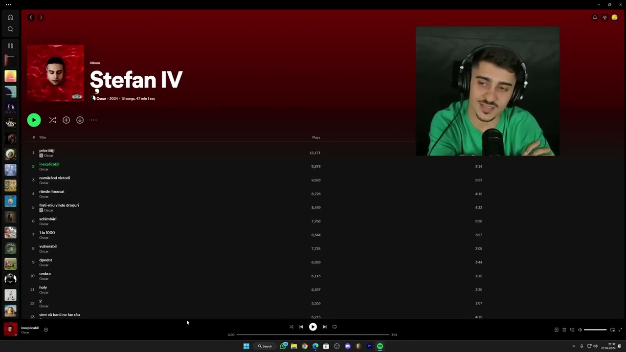 Reactie Alin Florin Stefan IV