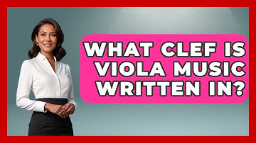 What Clef Is Viola Music Written In? - Classical Serenade