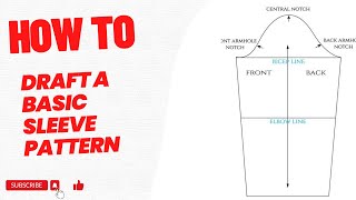 How To Draft a Basic Long Sleeve Pattern (Beginner’s Friendly)