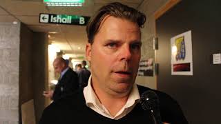 intervju med Ove Molin, tränare Karlskrona efter vinsten mot SSK 10/10-18