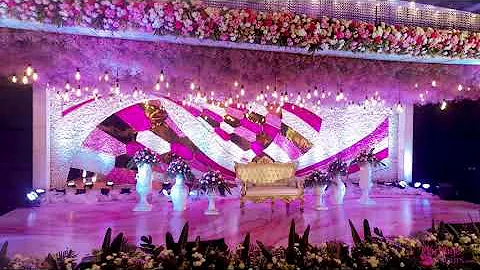 Reception Decoration at Radisson Blu Temple Bay | Mahabalipuram | Wedding Decorator in Mahabalipuram