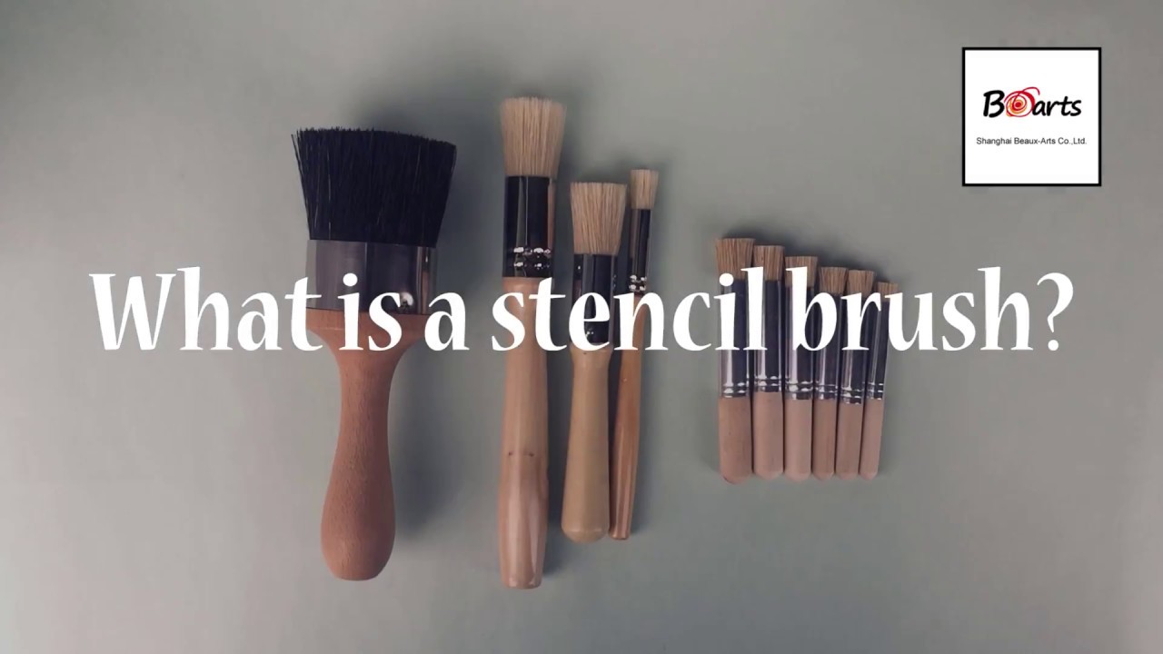 How to Use a Stencil Brush