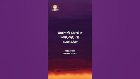 Thumbnail of Addison Rae - Diet Pepsi (Lyrics)  #lyrics #music #songlyrics#dietpepsi #addisonrea