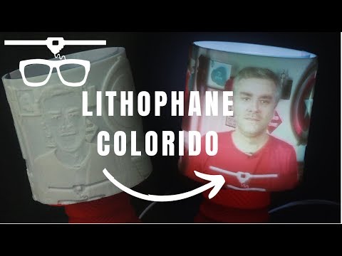 Como fazer foto em 3D Colorida - Lithophane