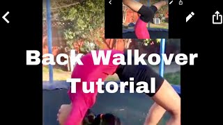 Tutorial ( Back walkover, Back handspring,Roundoff )