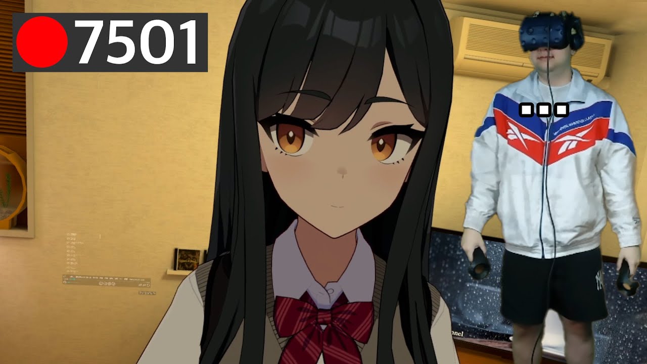 생방송 7500명이 시청한 버튜버 데뷔 방송