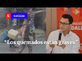 Carlos Caicedo habla de los heridos graves en explosión de camión en Tasajera | Semana Tv