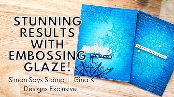 Distress Embossing Glaze Technique for Stunning Backgrounds!