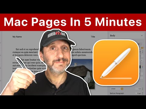 Video: Pages este un program Mac?