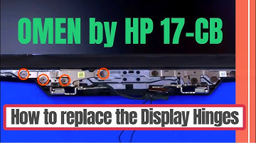How to replace the Display Panel Hinges for OMEN by HP 17-CB Series Gaming Laptop
