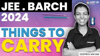 Things to carry in JEE . BArch 2024 Exam | Must-Have Essentials for Exam Day - CreativeEdge