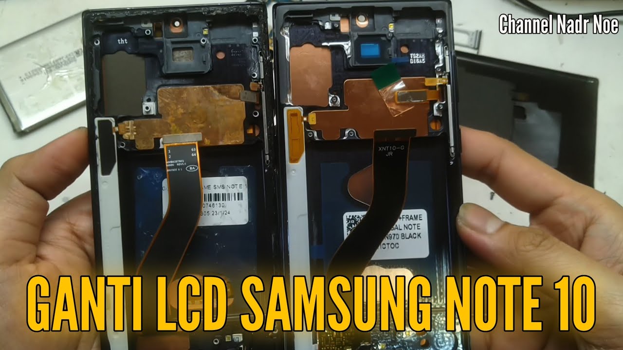 CARA BONGKAR SAMSUNG NOTE 10 || CARA GANTI LCD SAMSUNG NOTE 10