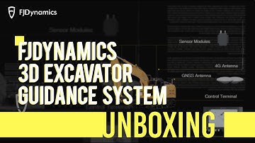 FJD G31 3D Excavator Guidance System | Unboxing