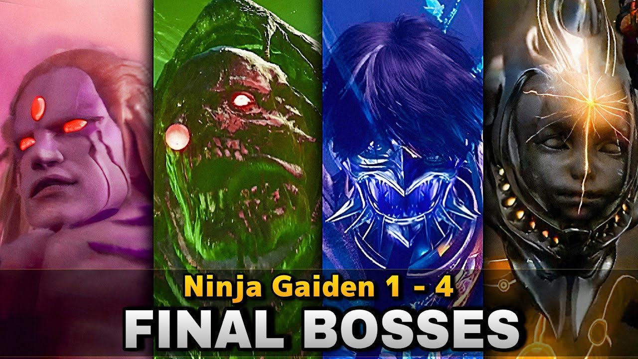 All Final Boss Fights & Endings in Main Ninja Gaiden Games