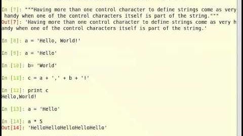 Getting started with strings - English