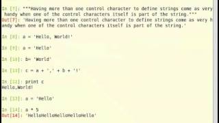 Getting started with strings - English