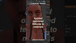 Character Materials for Webgl 01 #characterdesign #portfolio #gameart #blender3d #3dartist